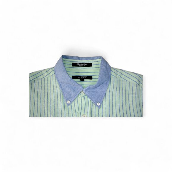 GANT Regular Fit "Hampton Linen" Button Down Shirt (XL) *EUC* - Picture 6 of 8